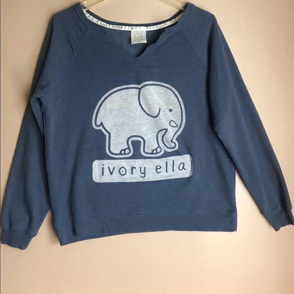 Ivory Ella Sweatshirt Blue medium